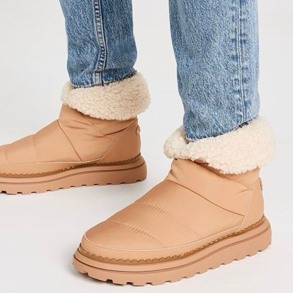 Sam Edelman Ozie Insulated Quilted Sherpa Fold‑Over Puffer Winter Boots Women’s